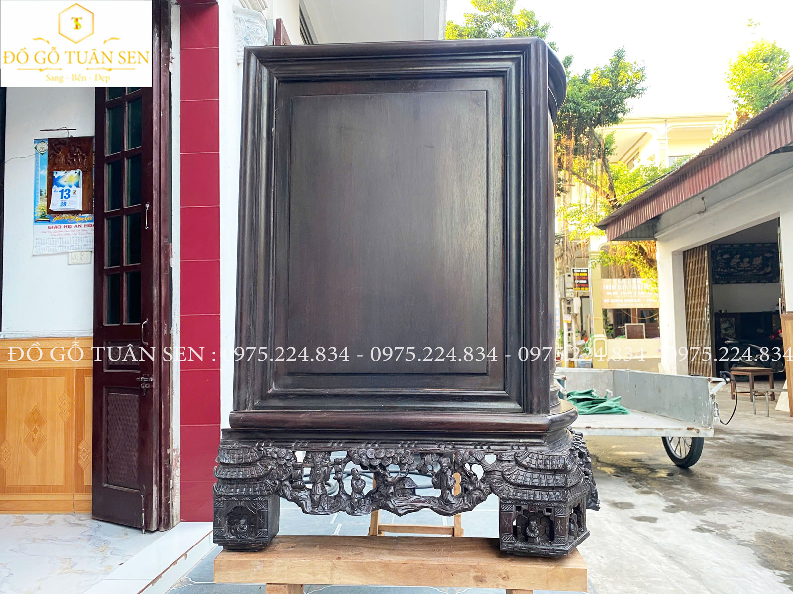  Nét đẹp nổi bật Tủ chè cách cong gỗ gụ